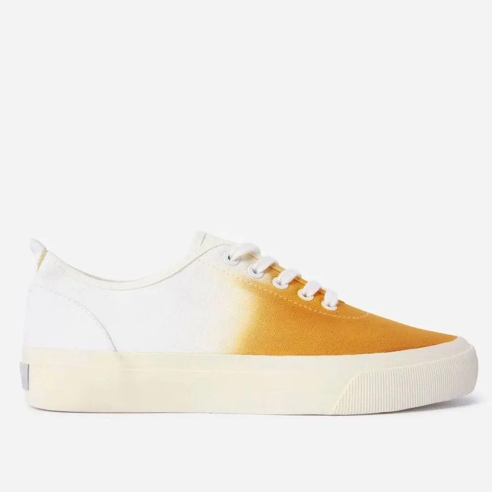 Everlane The Forever Sneaker in Marigold Dip Yellow Ombre Tie Dye